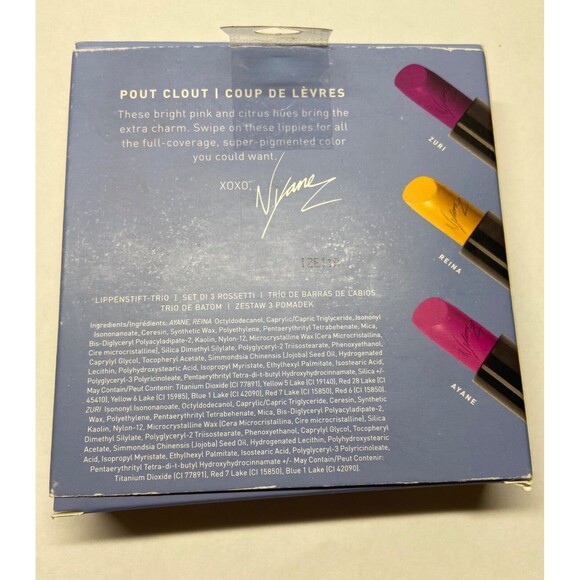 MORPHE X NYANE "FIERCE FAIRYTALE"  NEARLY NUDE LIPSTICK TRIO - Picture 2 of 2